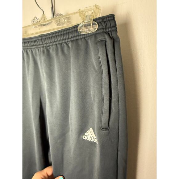 Adidas Climalite Gray Logo Straigh Leg Track Pants Soccer Pants Youth Kids MED - Picture 4 of 9